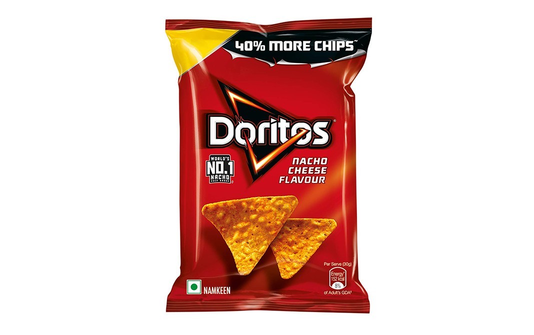 Doritos Nacho Cheese Flavour Namkeen   Pack  66 grams